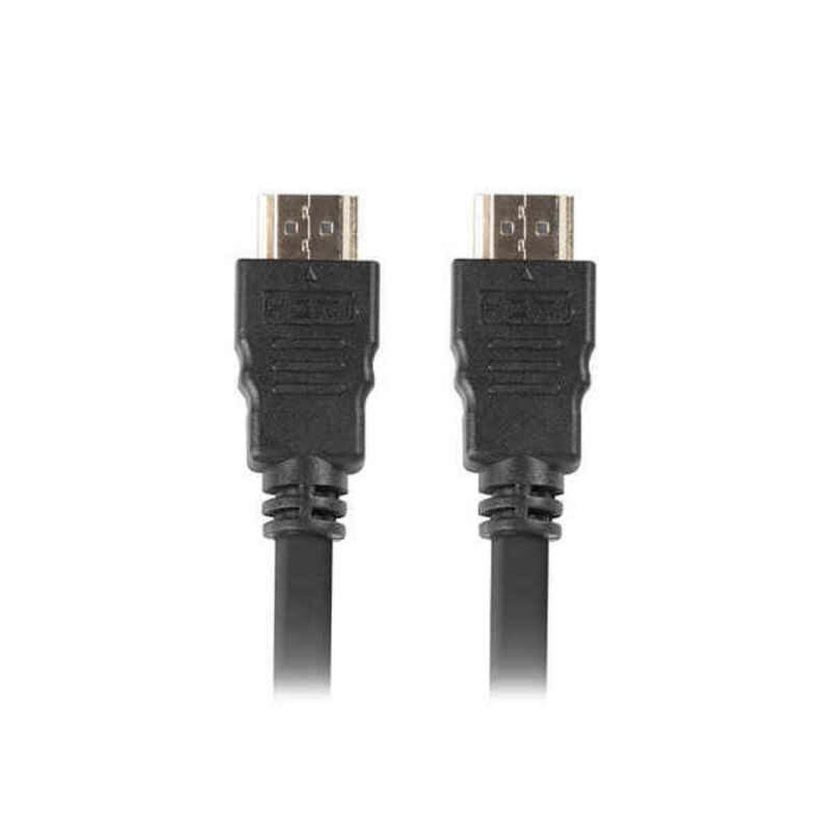 Lanberg HDMI-kabel 15 m - 4K Ultra HD, HDMI 2.0, sort (han/han)