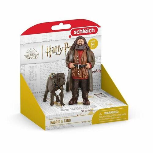 Harry Potter figur-sæt: Hagrid & Fang - multifarvet