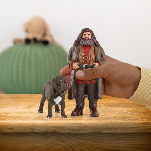 Harry Potter figur-sæt: Hagrid & Fang - multifarvet