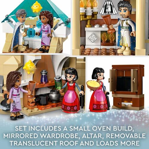 Playset Lego Disney Wish 43224 King Magnifico's Castle 613 Dele