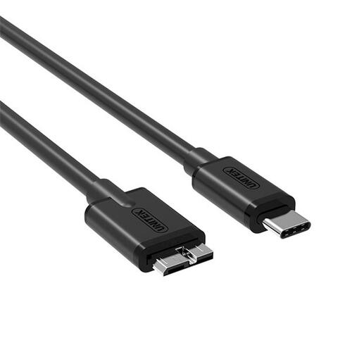 USB C til mikro USB B-kabel Unitek Y-C475BK Sort 1 m