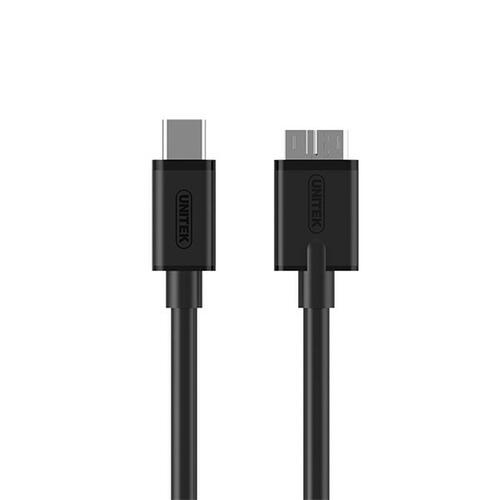 USB C til mikro USB B-kabel Unitek Y-C475BK Sort 1 m