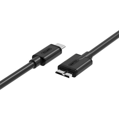 USB C til mikro USB B-kabel Unitek Y-C475BK Sort 1 m