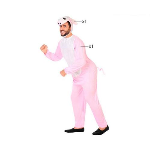Kostume til voksne Gris XXL