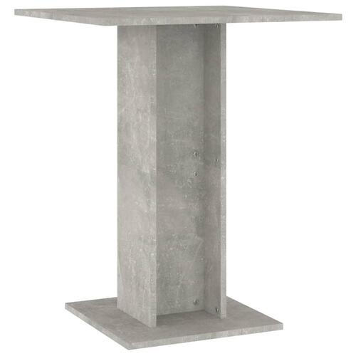 Barbord 60x60x75 cm spånplade betongrå