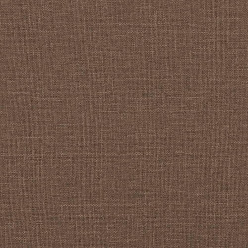3-personers sofa i stof med pyntepuder - brun, 198 cm