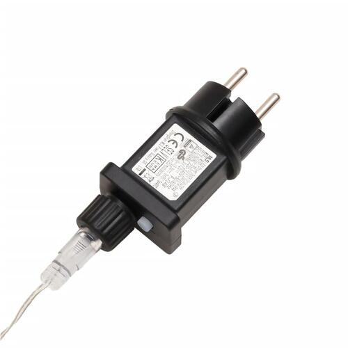 Juledekorationer med LED-lys 3 stk. 57 cm foldbar hvid