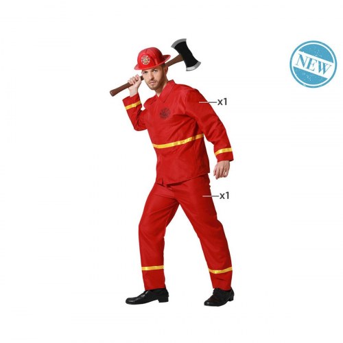 Kostume til voksne Brandmand - M/L