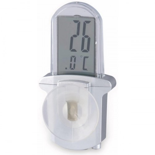 Grundig digitalt termometer med sugekop - hvid