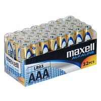 Alkalinebatterier Maxell LR03 AAA 1.5V (32 stk)