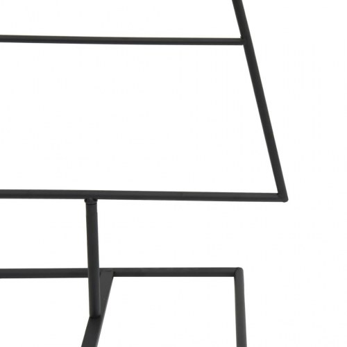 Dekorativt juletræ 60 cm metal sort