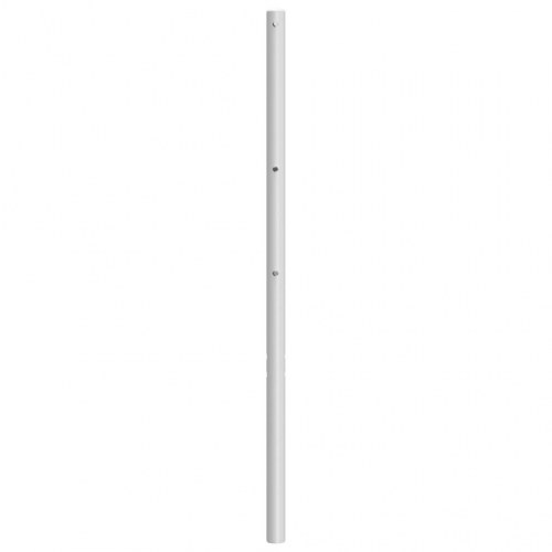 Sengegavl 160 cm metal hvid