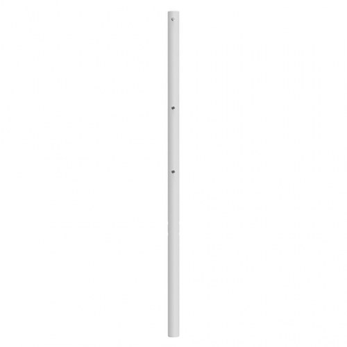 Sengegavl i metal 90 cm - hvid
