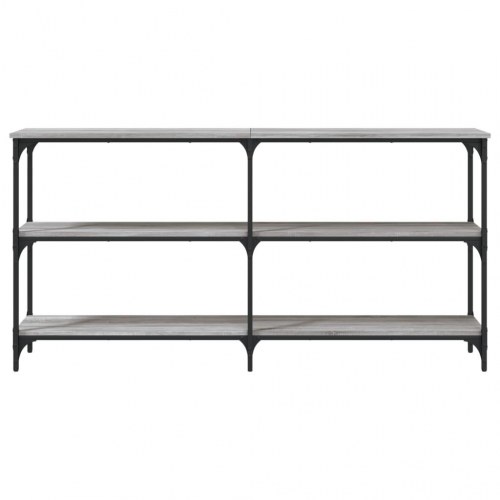 Konsolbord 150×29×75 cm i konstrueret træ - grå sonoma-eg