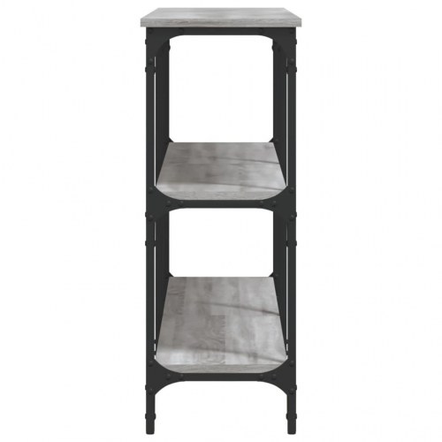 Konsolbord 150×29×75 cm i konstrueret træ - grå sonoma-eg