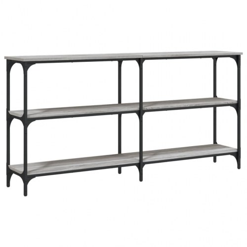 Konsolbord 150×29×75 cm i konstrueret træ - grå sonoma-eg