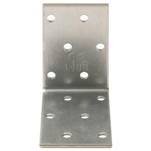 Vinkelbeslag 40 stk. 2 mm 60x40x60 mm galvaniseret stål