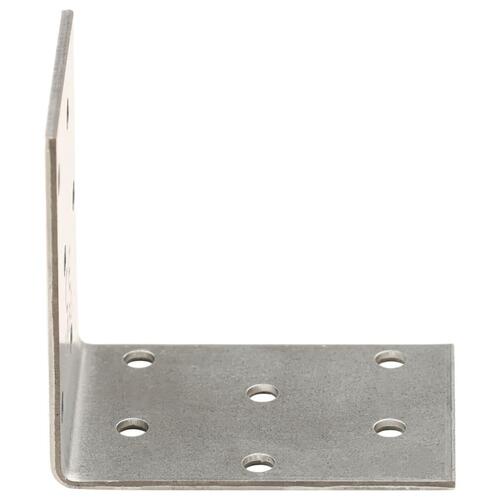 Vinkelbeslag 40 stk. 2 mm 60x40x60 mm galvaniseret stål