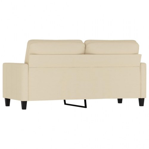 2-personers sofa i stof - cremefarvet, sædebredde 140 cm