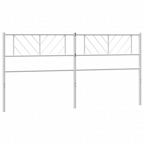 Udskiftningsgavl i metal 193 cm - hvid