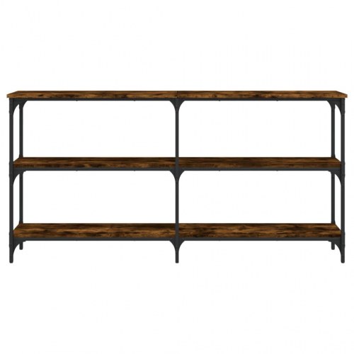 Konsolbord 150 × 29 × 75 cm i konstrueret træ - røget egetræsfarve