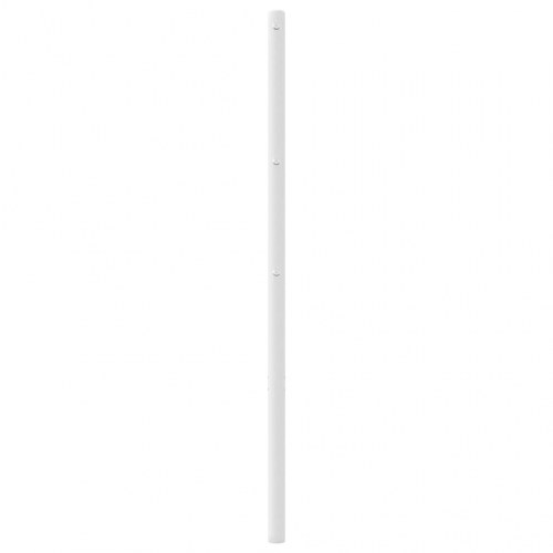 Sengegavl i metal 75 cm - hvid, klassisk design