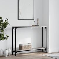 Konsolbord 100x22,5x75 cm konstrueret træ grå sonoma-eg