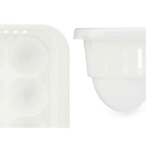 Æggeholder Kinvara - hvid gennemsigtig plastik, 12 stk. (17,5 × 7 × 28,5 cm)