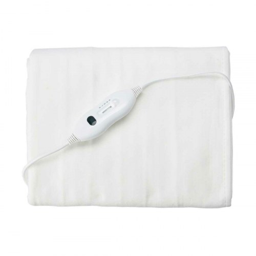 Varmetæppe - hvid polyester, 80 × 150 cm, 60 W (4 stk.)