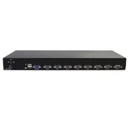 Startech 8-port KVM-switch SV831DUSBU (USB/VGA, 1U rack)