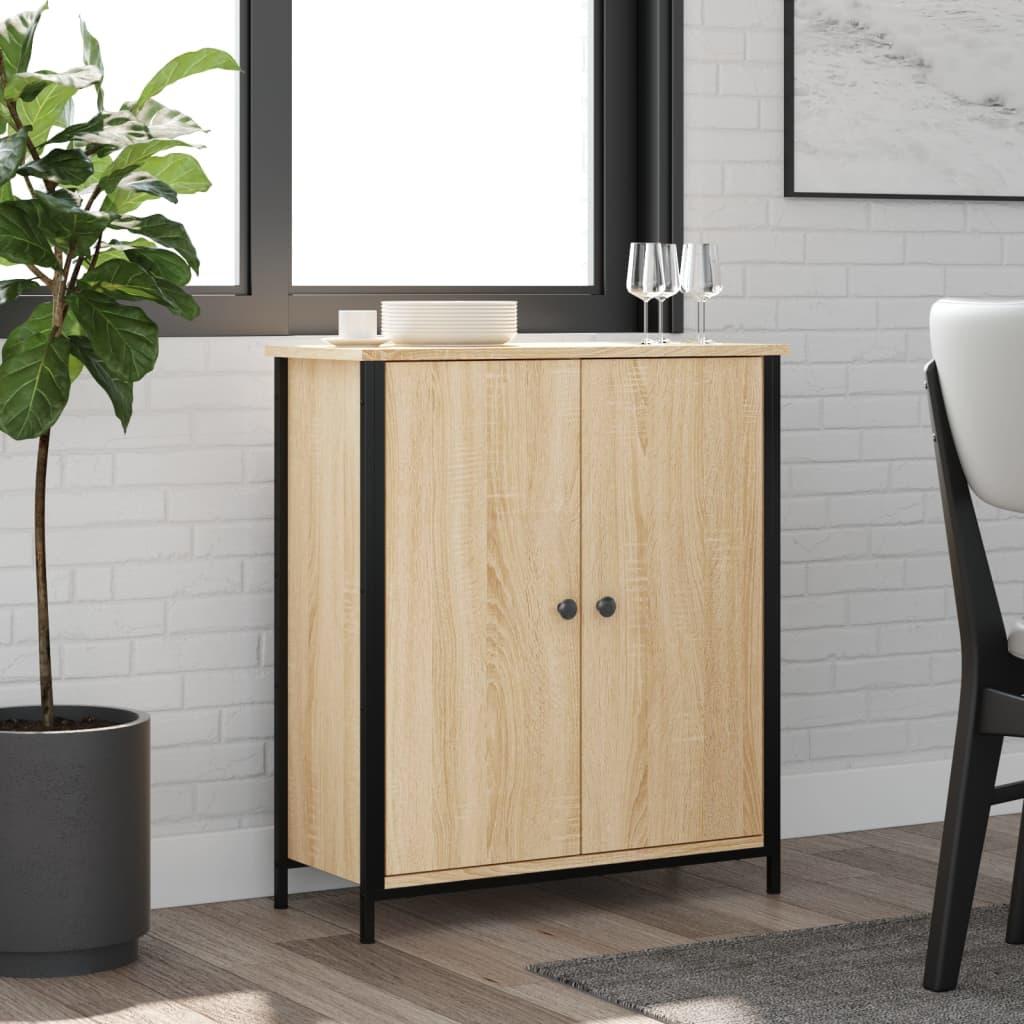 Skænk 70X30X80 Cm Konstrueret Træ Etræsfarve - Sonoma-eg