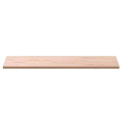 Bordplade til badeværelse 80x40x1,5 cm ubehandlet massiv bøg
