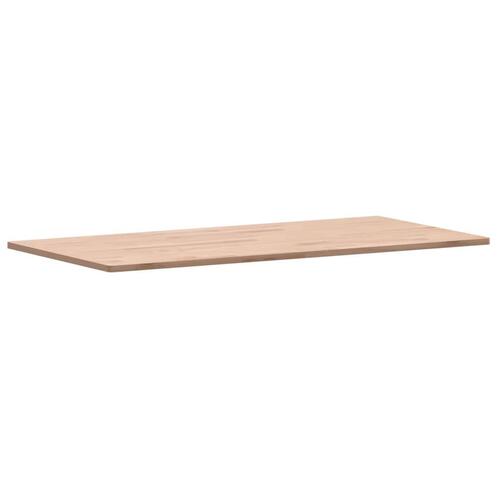 Bordplade til badeværelse 80x40x1,5 cm ubehandlet massiv bøg