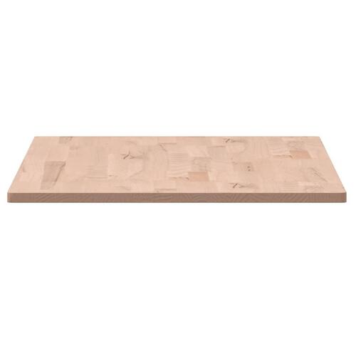 Bordplade til badeværelse 80x40x1,5 cm ubehandlet massiv bøg