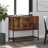 Skænk 100x36x85 cm konstrueret træ røget egetræsfarve
