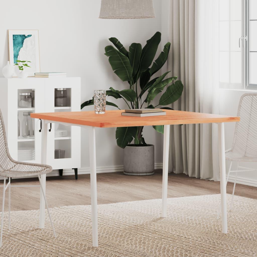 Bordplade 90 x 90 x 2,5 cm firkantet i massivt bøgetræ