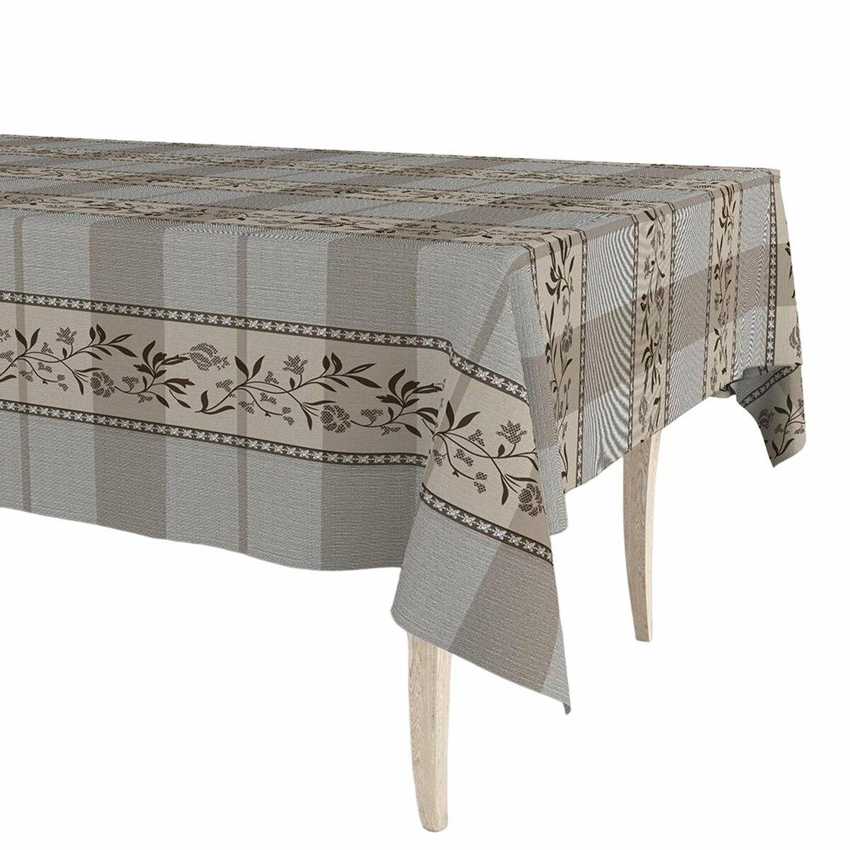 Tablecloth Roll Exma Voksdug Brun Beige Klassisk 140