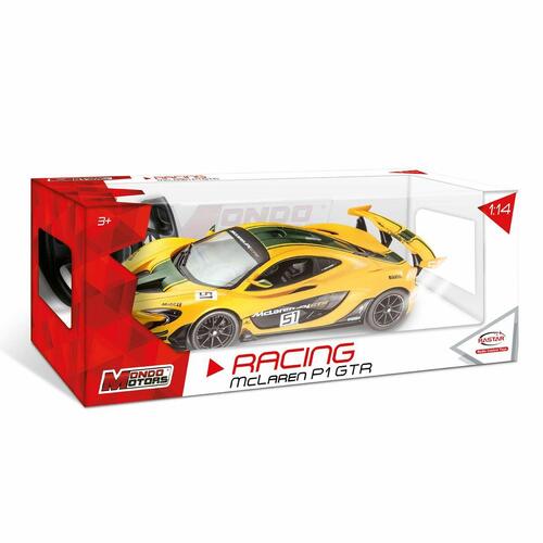 Fjernstyret Bil Mondo McLaren P1 GTR 1:14 Gul