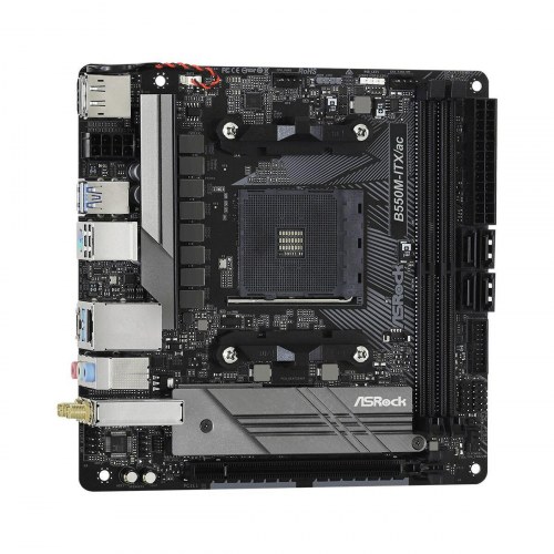 ASRock B550M-ITX/ac bundkort - AMD B550, AM4, Mini‑ITX