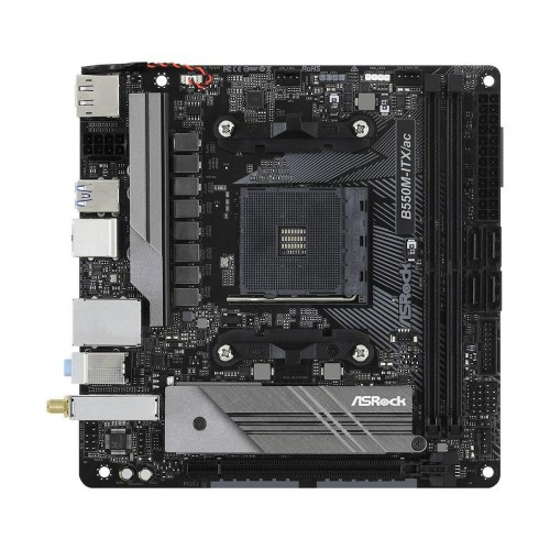 ASRock B550M-ITX/ac bundkort - AMD B550, AM4, Mini‑ITX