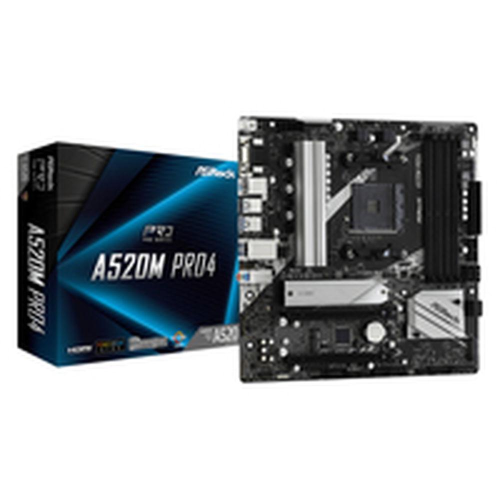 ASRock A520M Pro4 AMD AM4 bundkort (MicroATX)
