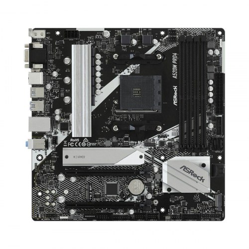 ASRock A520M Pro4 AMD AM4 bundkort (MicroATX)