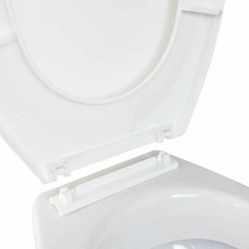 Toiletsæde Gelco - hvidt polypropylen
