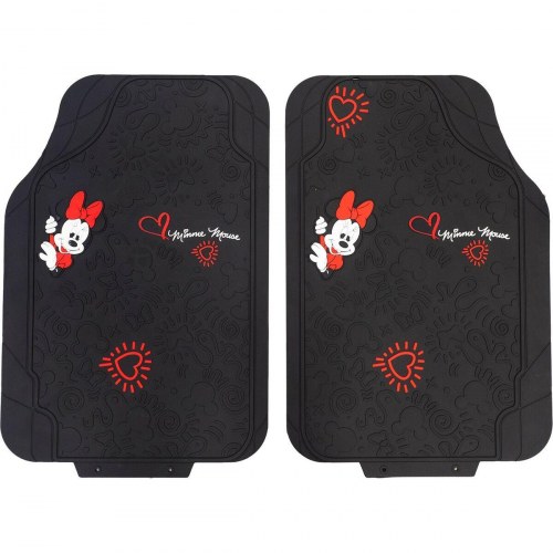 Minnie Mouse bil gulvmåttesæt CZ10901 - sort PVC, universal
