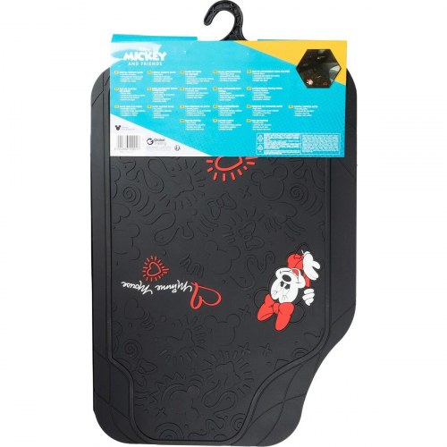 Minnie Mouse bil gulvmåttesæt CZ10901 - sort PVC, universal