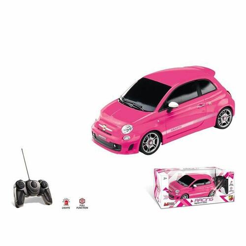 Fjernstyret Bil Mondo Fiat 500 Abarth Pink 1:14