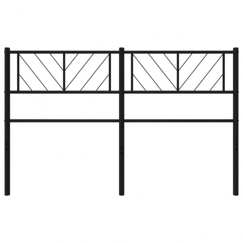 Udskiftningsgavl i metal 150 cm - sort