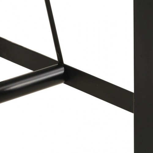 Barbord 150 × 70 × 107 cm i massivt genbrugstræ med jernstel