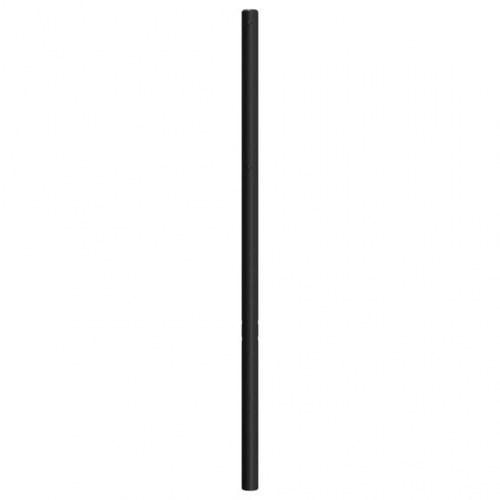 Sengegavl i metal til 75 cm madras - sort