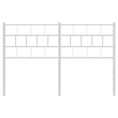 Udskiftningsgavl i metal 135 cm - hvid